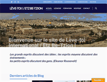 Tablet Screenshot of leve-toi.com